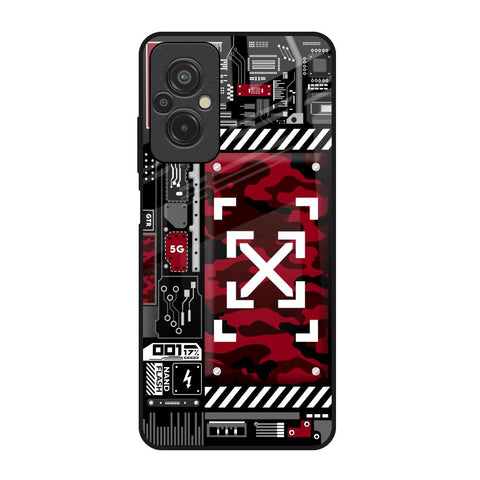 Technology Art Redmi 11 Prime Glass Back Cover Online