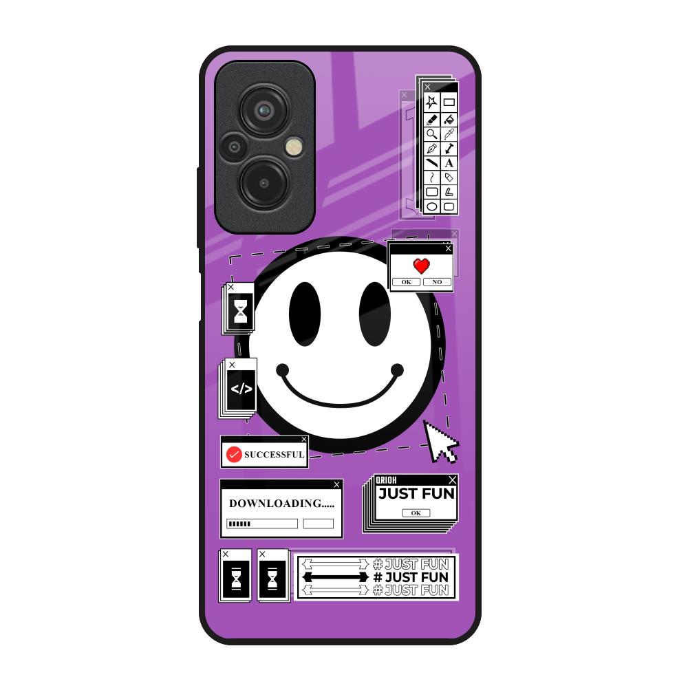 Code with Smile Redmi 11 Prime Glass Back Cover Online