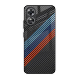Carbon Inspired OPPO A17 Glass Back Cover Online