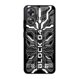 Monochrome Magic OPPO A17 Glass Back Cover Online