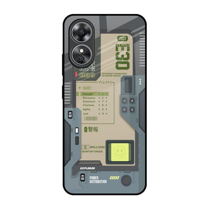 Art Station OPPO A17 Glass Back Cover Online