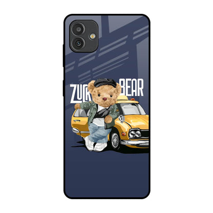 Adventurous Bear Samsung Galaxy M13 5G Glass Back Cover Online
