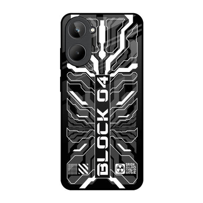 Monochrome Magic Realme 10 Glass Back Cover Online
