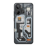 Retro Futuristic Realme 10 Glass Back Cover Online