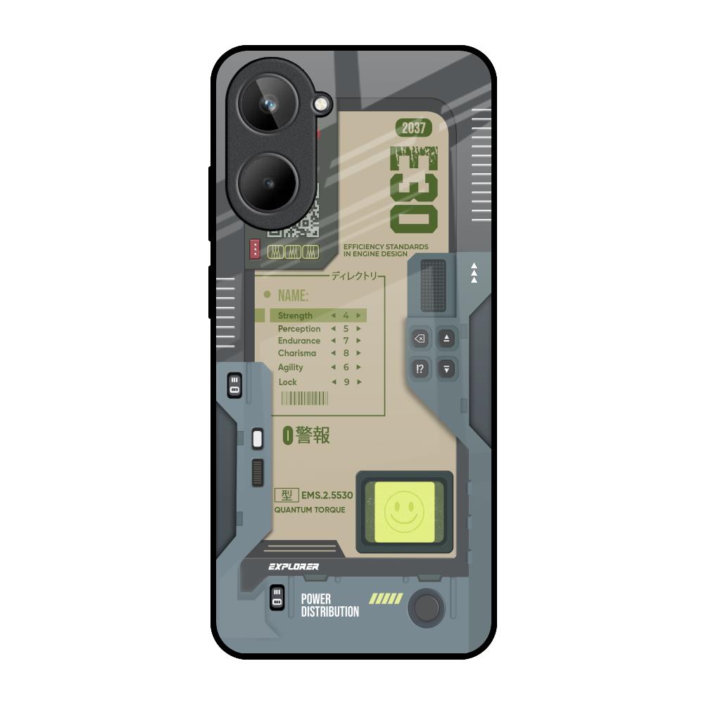 Art Station Realme 10 Glass Back Cover Online