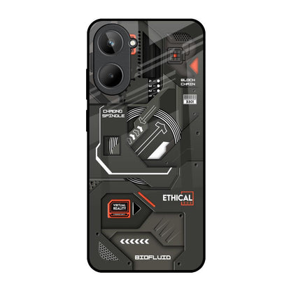 Tech Aesthetics Realme 10 Glass Back Cover Online