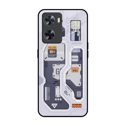 Tech Savvy OPPO A77s Glass Back Cover Online