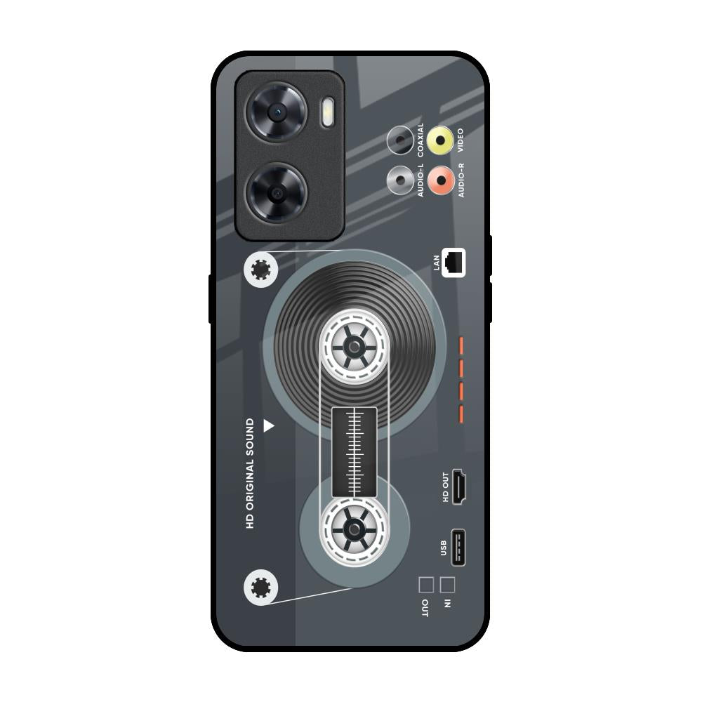 Retro Recorder OPPO A77s Glass Back Cover Online