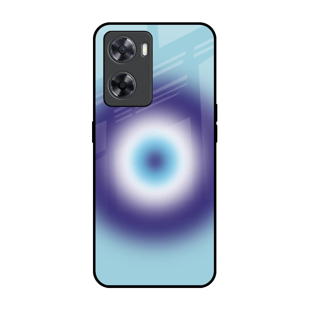 Evil Eye Art OPPO A77s Glass Back Cover Online