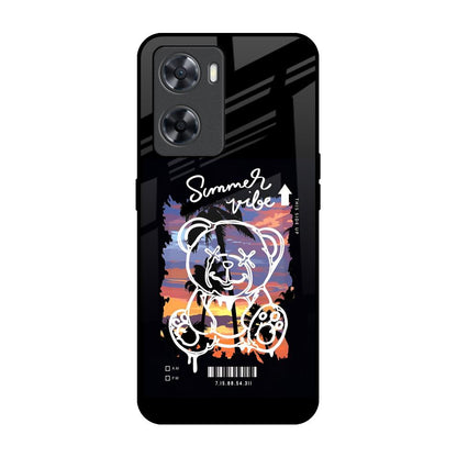 Summer Vibe OPPO A77s Glass Back Cover Online