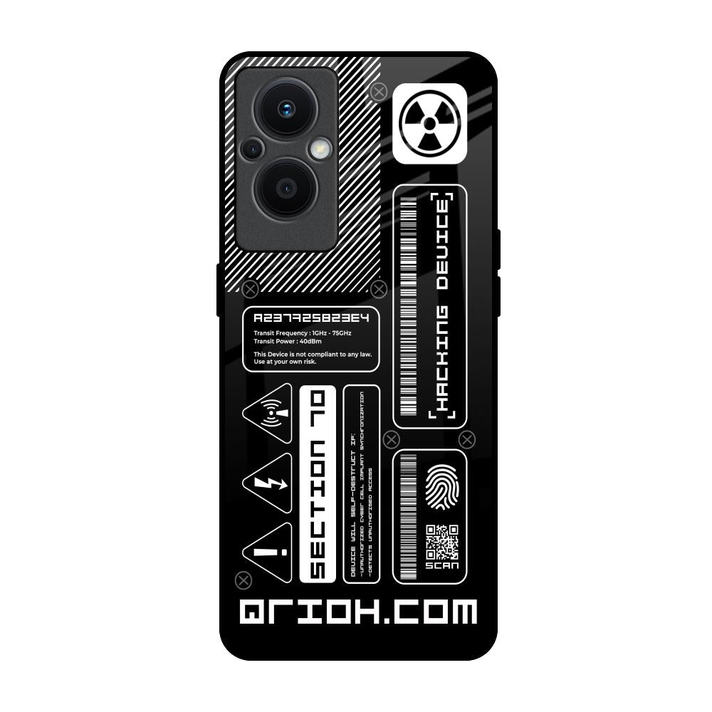 Futuristic Art Oppo F21s Pro 5G Glass Back Cover Online