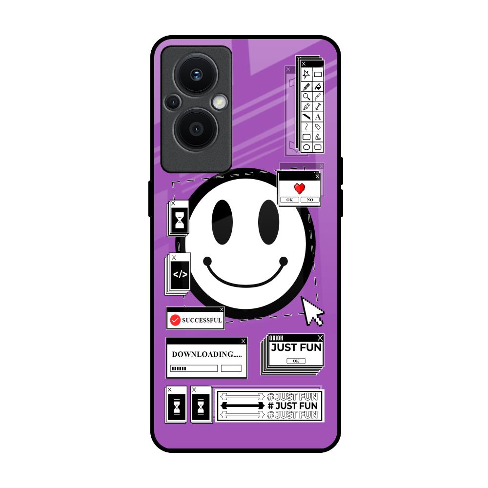 Code with Smile Oppo F21s Pro 5G Glass Back Cover Online