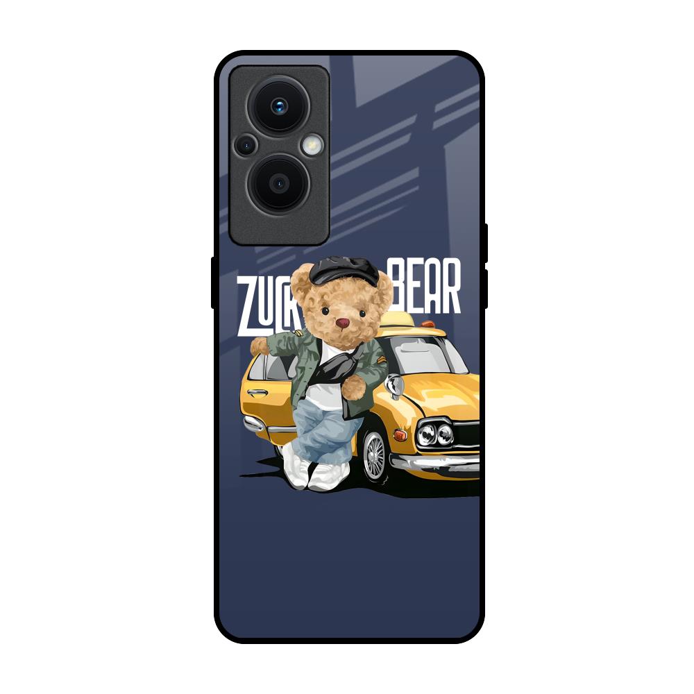 Adventurous Bear Oppo F21s Pro 5G Glass Back Cover Online