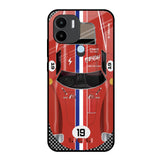 Racing Vintage Redmi A1 Plus Glass Back Cover Online
