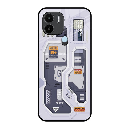 Tech Savvy Redmi A1 Plus Glass Back Cover Online