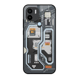 Retro Futuristic Redmi A1 Plus Glass Back Cover Online