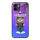 Gangsta Bear Redmi A1 Plus Glass Back Cover Online