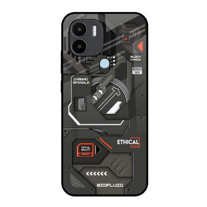 Tech Aesthetics Redmi A1 Plus Glass Back Cover Online