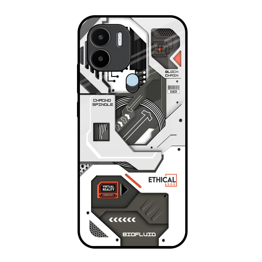 Explore Circuit Redmi A1 Plus Glass Back Cover Online