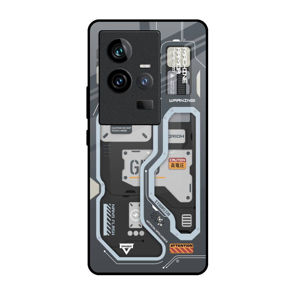 Retro Futuristic iQOO 11 Glass Back Cover Online