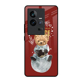 Astronaut Bear iQOO 11 Glass Back Cover Online