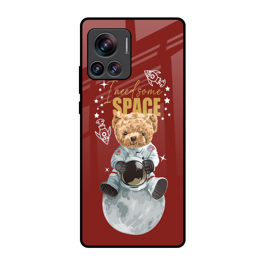 Astronaut Bear Motorola Edge 30 Ultra Glass Back Cover Online