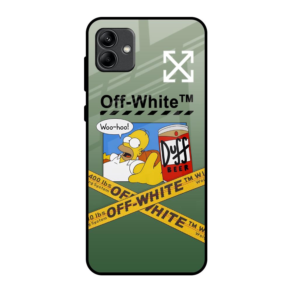 Duff Beer Samsung Galaxy A04 Glass Back Cover Online