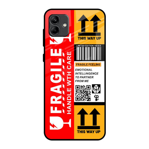 Handle With Care Samsung Galaxy A04 Glass Back Cover Online