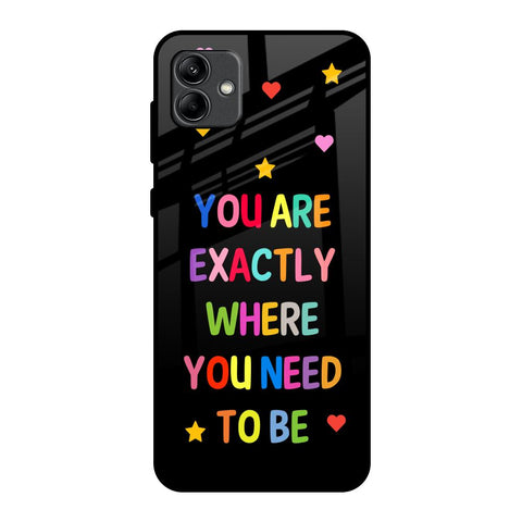 Magical Words Samsung Galaxy A04 Glass Back Cover Online