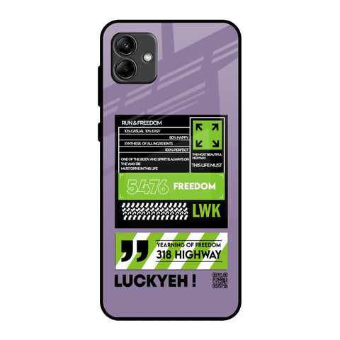 Run & Freedom Samsung Galaxy A04 Glass Back Cover Online