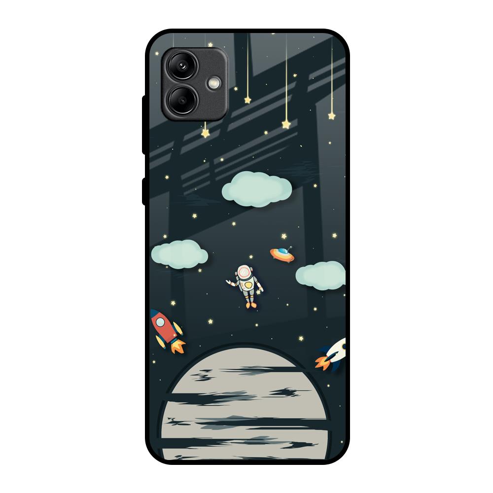 Astronaut Dream Samsung Galaxy A04 Glass Back Cover Online