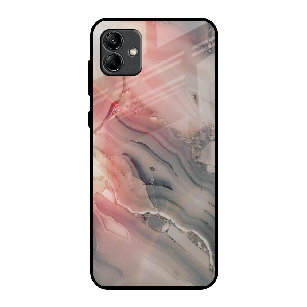 Pink And Grey Marble Samsung Galaxy A04 Glass Back Cover Online