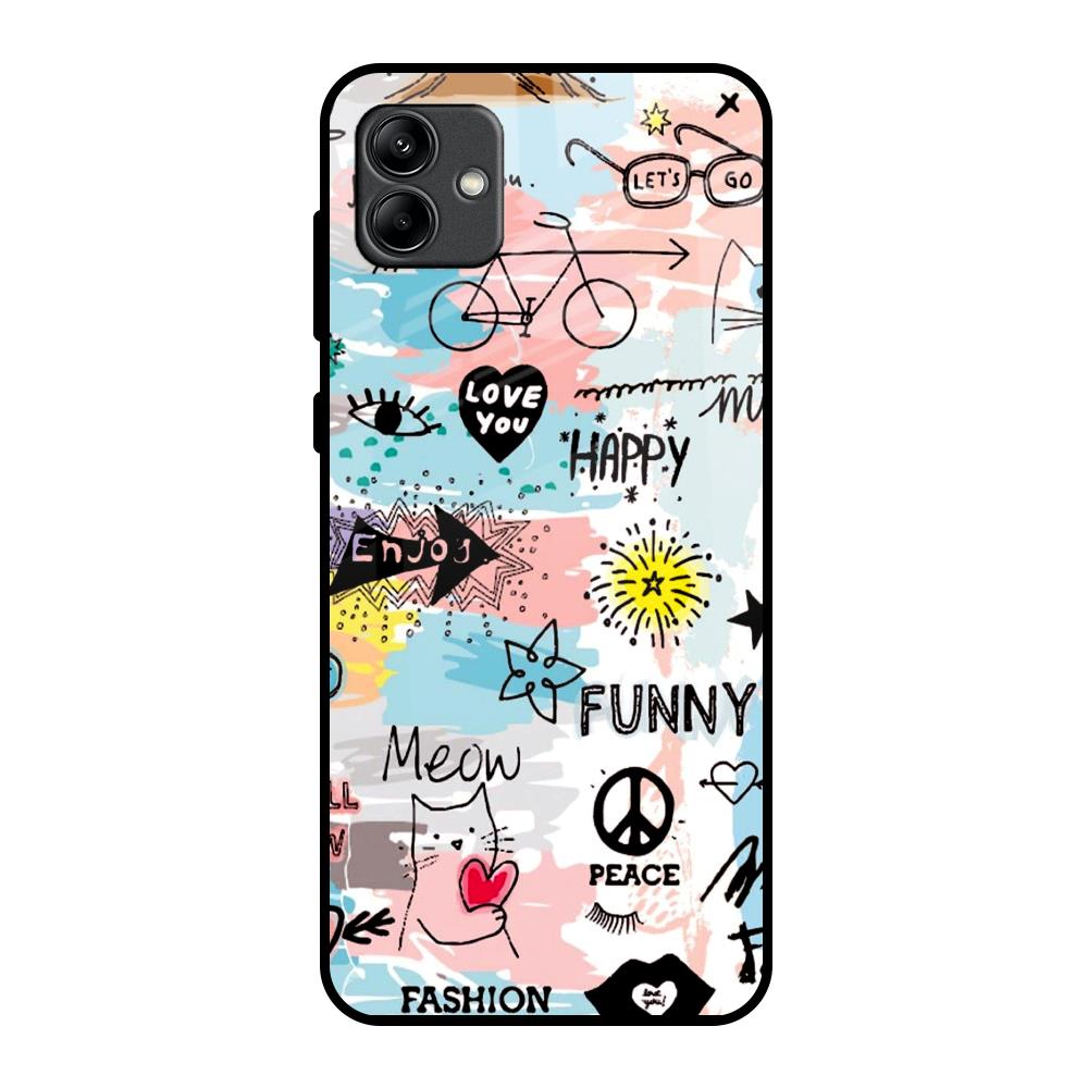 Just For You Samsung Galaxy A04 Glass Back Cover Online