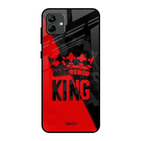 I Am A King Samsung Galaxy A04 Glass Back Cover Online