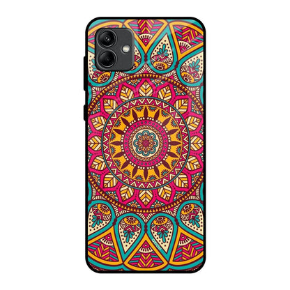 Elegant Mandala Samsung Galaxy A04 Glass Back Cover Online