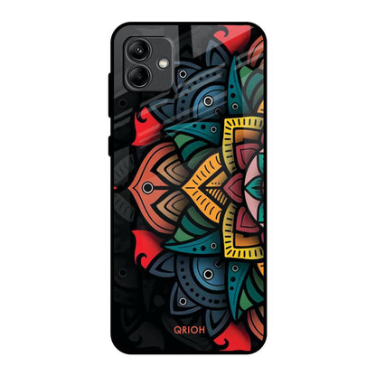 Retro Gorgeous Flower Samsung Galaxy A04 Glass Back Cover Online
