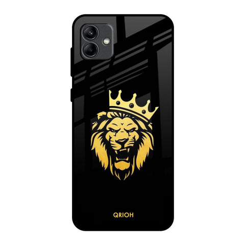 Lion The King Samsung Galaxy A04 Glass Back Cover Online