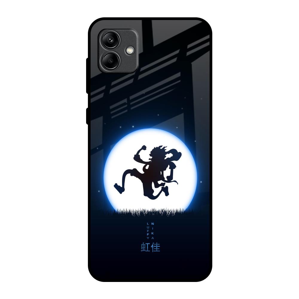Luffy Nika Samsung Galaxy A04 Glass Back Cover Online