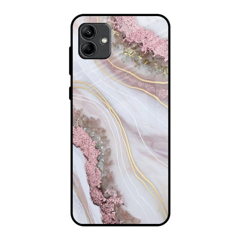Pink & Gold Gllitter Marble Samsung Galaxy A04 Glass Back Cover Online