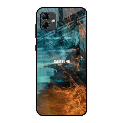 Golden Splash Samsung Galaxy A04 Glass Back Cover Online