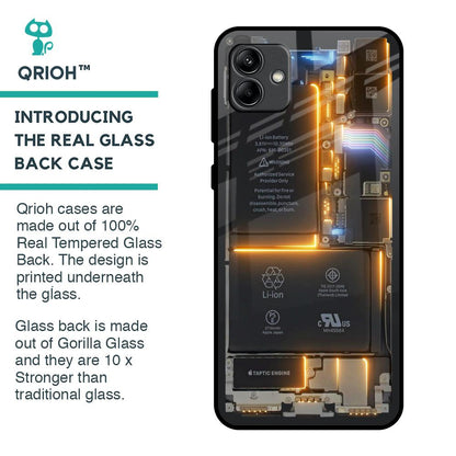 Glow Up Skeleton Glass Case for Samsung Galaxy A04