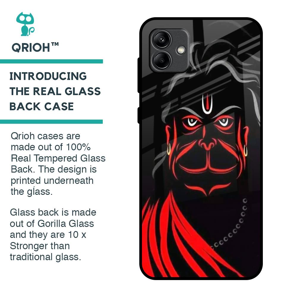 Lord Hanuman Glass Case For Samsung Galaxy A04