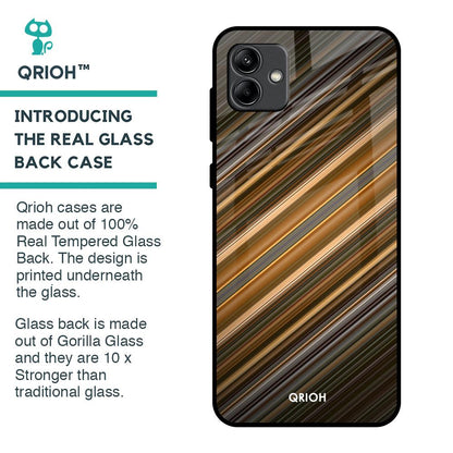 Diagonal Slash Pattern Glass Case for Samsung Galaxy A04