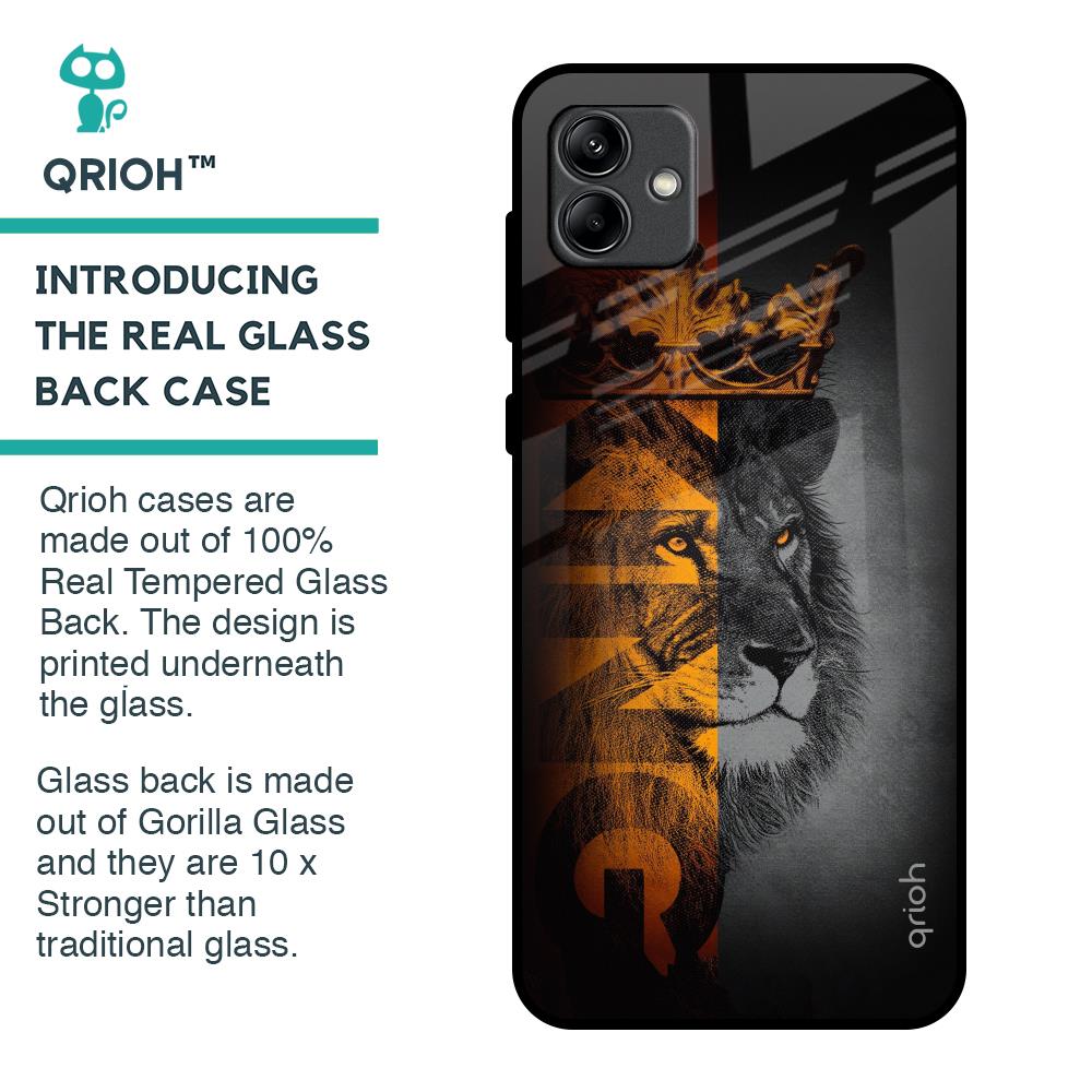 King Of Forest Glass Case for Samsung Galaxy A04