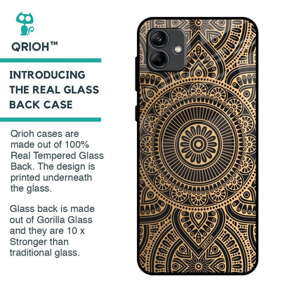 Luxury Mandala Glass Case for Samsung Galaxy A04