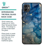 Blue Cool Marble Glass Case for Samsung Galaxy A04