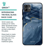 Deep Ocean Marble Glass Case for Samsung Galaxy A04