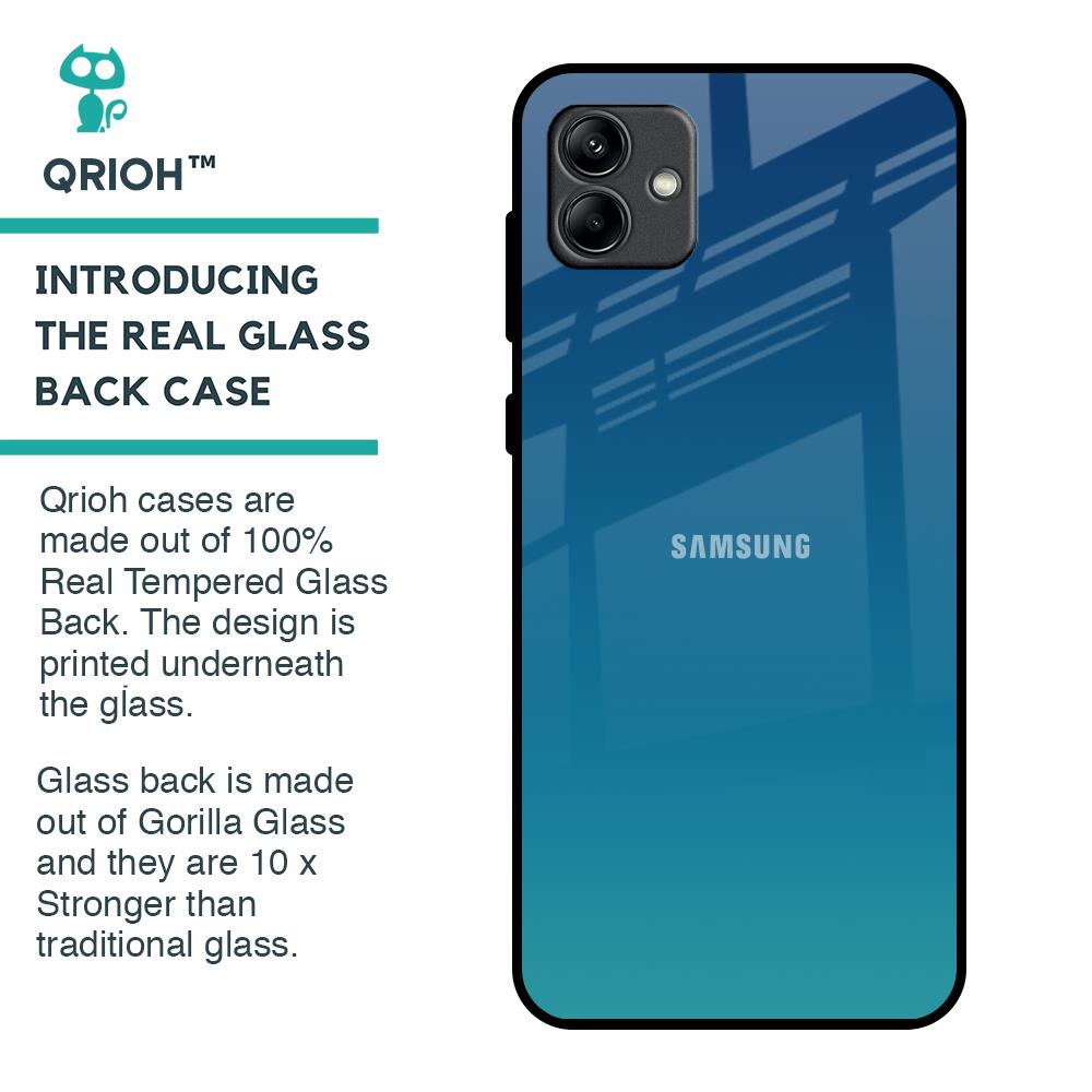 Celestial Blue Glass Case For Samsung Galaxy A04