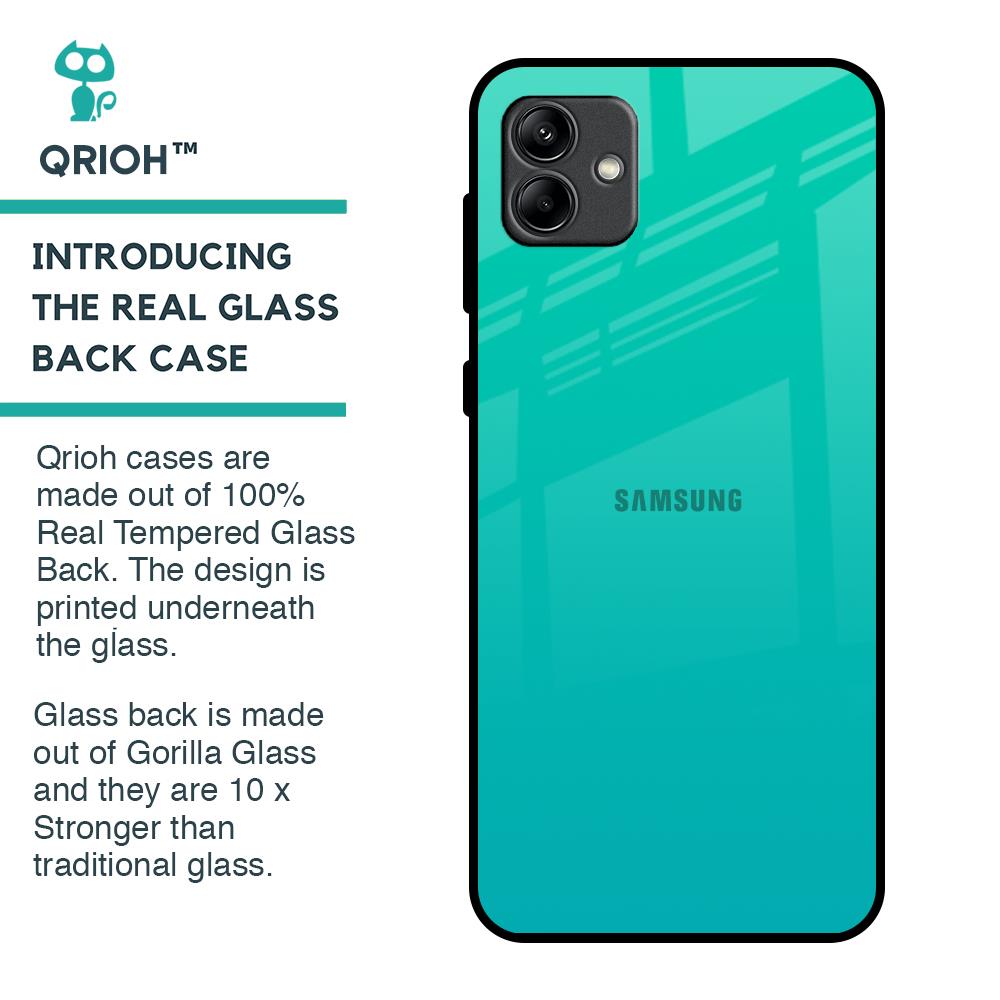 Cuba Blue Glass Case For Samsung Galaxy A04