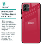 Solo Maroon Glass case for Samsung Galaxy A04